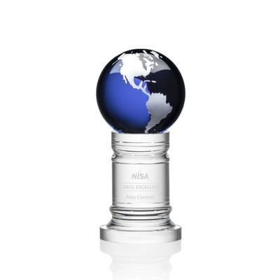 Colverstone Globe Award - Optical Blue/Silver 8¼"