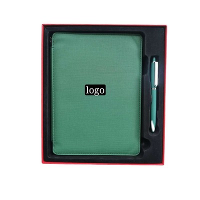 Hardcover Notebook with Pen Gift Set