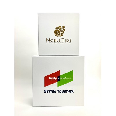 Rigid Folding Magnetic Closure Gift Box (6x6x2.75)