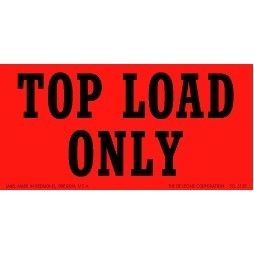 Top Load Only Matte Finish Paper Labels - 2.5" x 5"