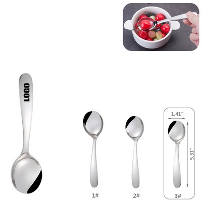 5.31'' Silver Dessert Coffee Spoon