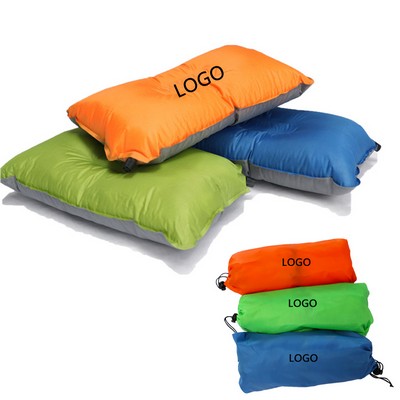 Portable Self-Inflating Pillow