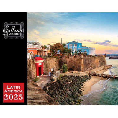 Galleria Wall Calendar 2025 Beauty of Latin America SP/ENG