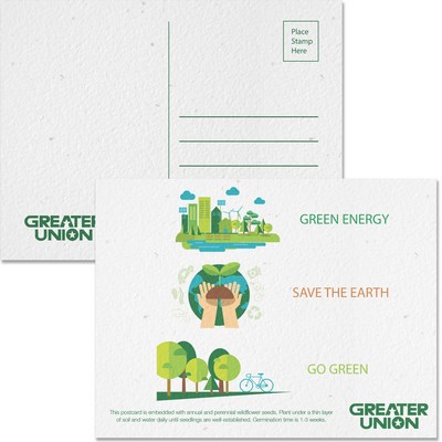 Premium Seeded Paper Postcard