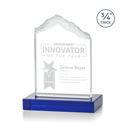 Everest Award - Starfire/Blue 4"x6"