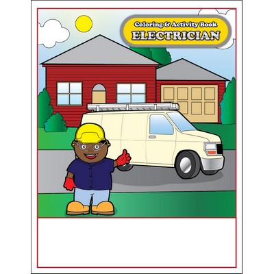 Electrician Imprintable Coloring and Activity Book