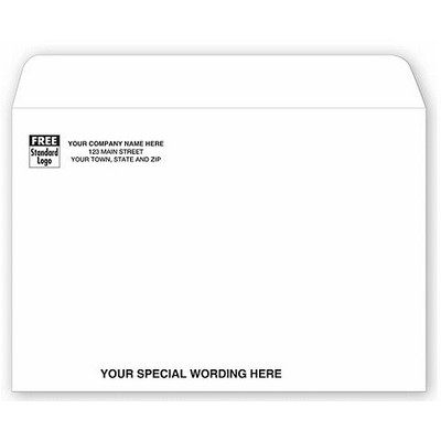 White Mailing Envelope - Open Top