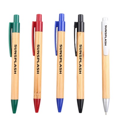 Natural Durable Bamboo Ballpoint Pen