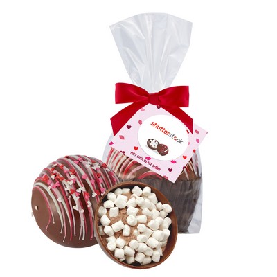 Valentine's Day Hot Chocolate Bomb Mug Stuffer - Classic Milk