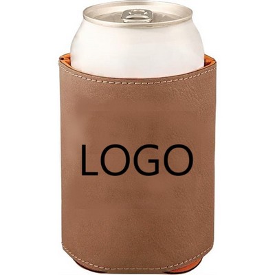 3 3/4" Genuine Leather Beverage Holder