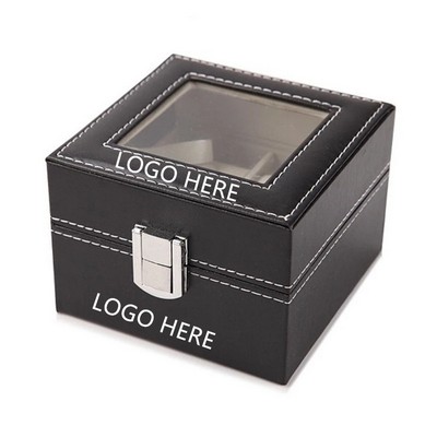 2 Slots Luxury Watch Gift Box With Pillow