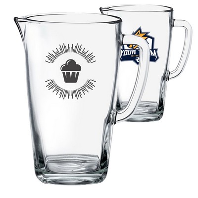 42 oz. Napoles Glass Pitchers W/ Custom logo