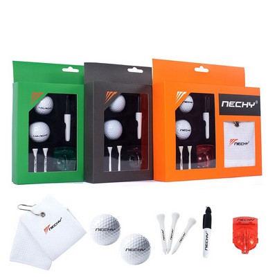 Boxed Golf Premium Gift Set Includes A Towel