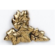 Leaf Pile Stock Casting Lapel Pin