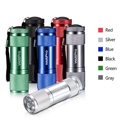 Mini Super Bright Led 9 Flashlight With Lanyard