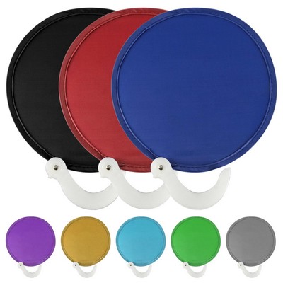 Nylon Foldable Fan w/Pouch