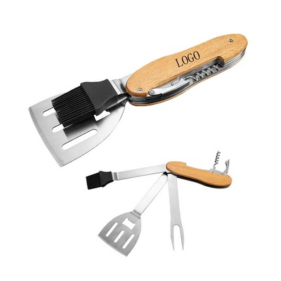 Folding BBQ Tool