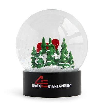 Custom 4"D Snowglobe Ornament