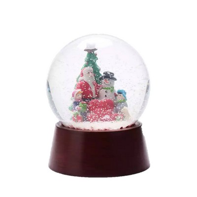 Custom Christmas Glass Snow Globe