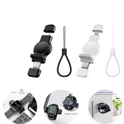 2 in 1 Magnetic Wireless Watch Charger with Strap