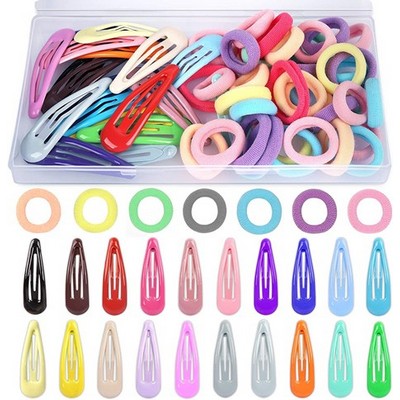 Snap Clips Elastic Hair Bands