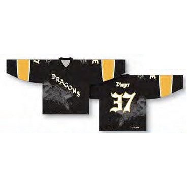 Classic Cut Solid Color Hockey Jersey w/Striped Elbows