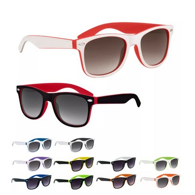 Two-Tone Color Sunglasses