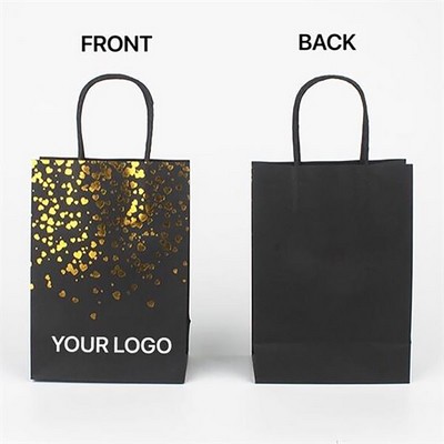 Craft Paper Gold Stamping Gift Bag