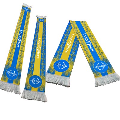 Dye Sublimation Stadium Soccer Scarf