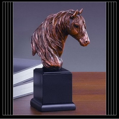 Horse Head Trophy (4.5"x9")