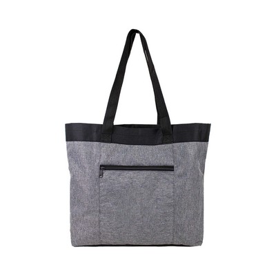 Heather Gray Open Tote