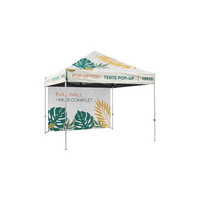 Wall 1-Sided Printing For 10x10 ft Pop-up Tent