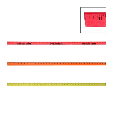 Fluorescent Colorful Enameled Yardstick