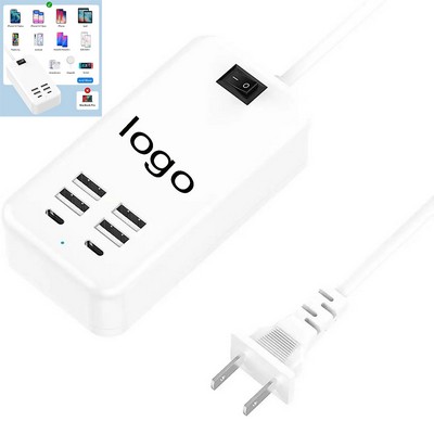 6 USB Charger Station Hubs