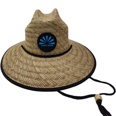 Lifeguard Beach Sunshade Straw Hat