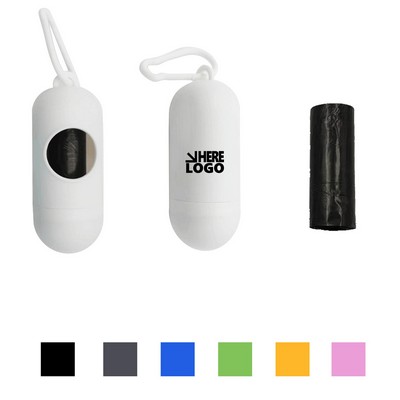 Dog Poop Bags With Dispenser And Leash Clip