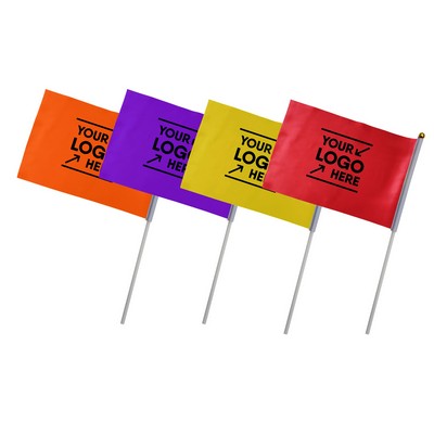 Full Color 5"x 8" Stick Flag