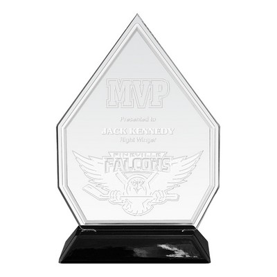 Snap-In Acrylic - Diamond, Award Trophy, 7 7/"