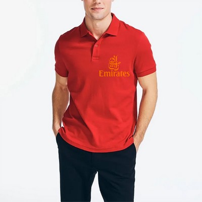 6.5 Oz. Embroidery Elevated Essentials Cotton Polo Shirt