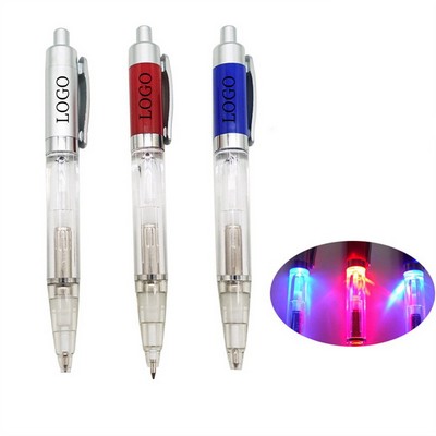 LED Plastic Promotional Pen