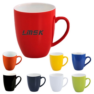 16 Oz. Two - Tone Glossy Bistro Coffee Mug