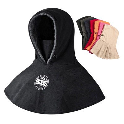 MOQ200 Fleece Wind-Snow Hood With Mask