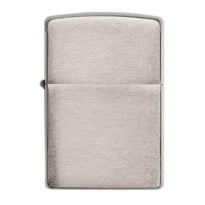 Genuine Zippo windproof lighter - Brushed Chrome