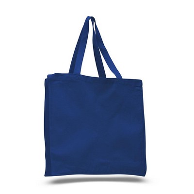 Cotton Canvas Gusset Tote