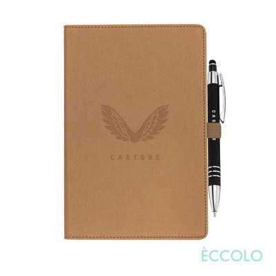 Eccolo® Two Step Journal/Venino Pen - (M) Tan