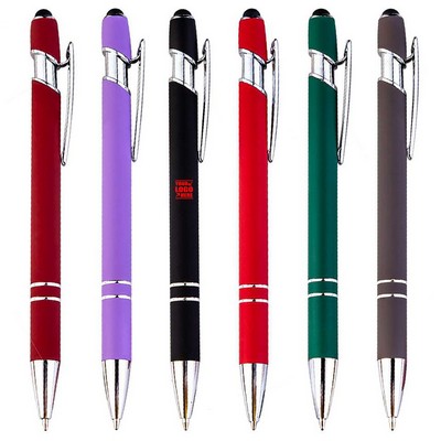 Metal Softex Rubber Stylus Pen