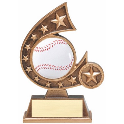 5 3/4" Baseball Resin Trophy