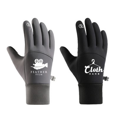 Velvet Touch Screen Warm Gloves