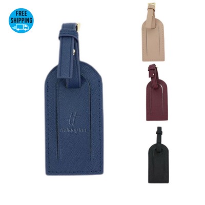 Genuine Leather Luggage ID Tag