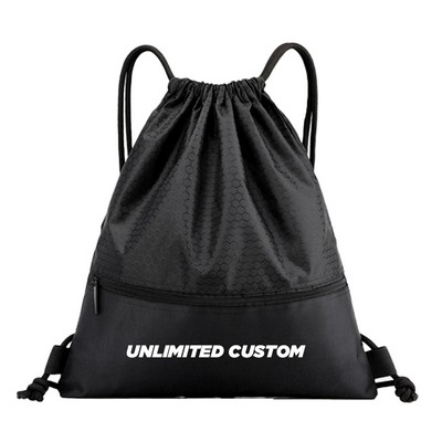 Drawstring Backpack Sport Gym Sackpack